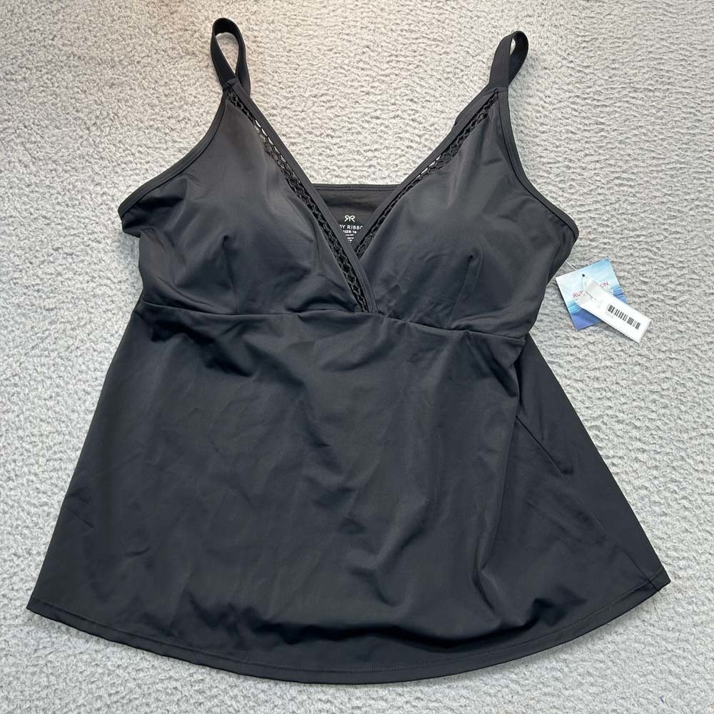 Ruby Ribbon Swim Tank Tankini Womens Size 18 Beach Swimwear Swimsuit NWT